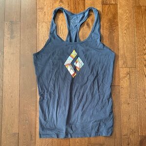 Black Diamond Navy Blue Tank Top